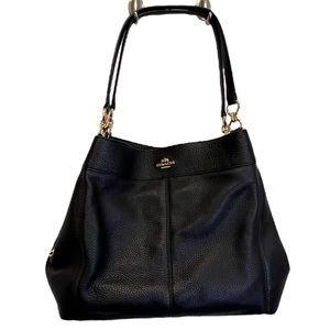 Coach Pebbled Leather Lexy Shoulder Bag
